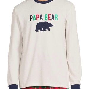 Dearfoams Papa Bear Long Sleeve TShirt Size XL